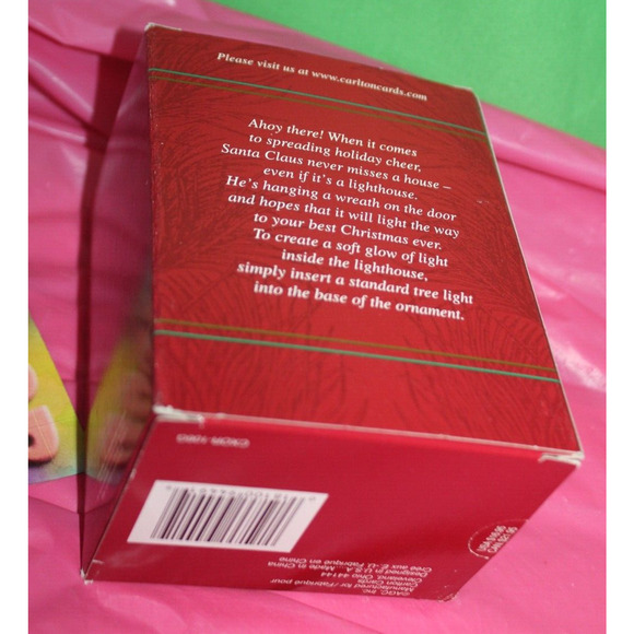 Carlton Heirloom Santa By The Sea Holiday Christmas Ornament 55 CXOR106G - Picture 3 of 3